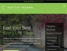 Tablet Screenshot of healthywomanpa.com